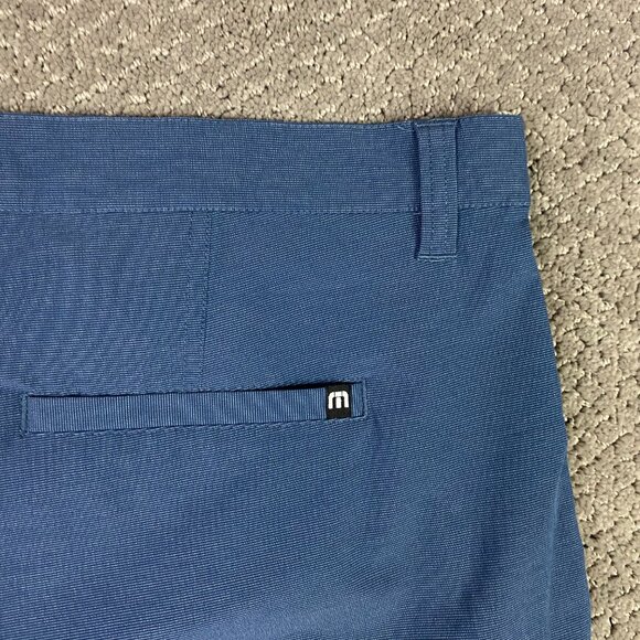 Travis Mathew Beck Shorts Men's 42 Blue Stretch golf - Picture 4 of 12